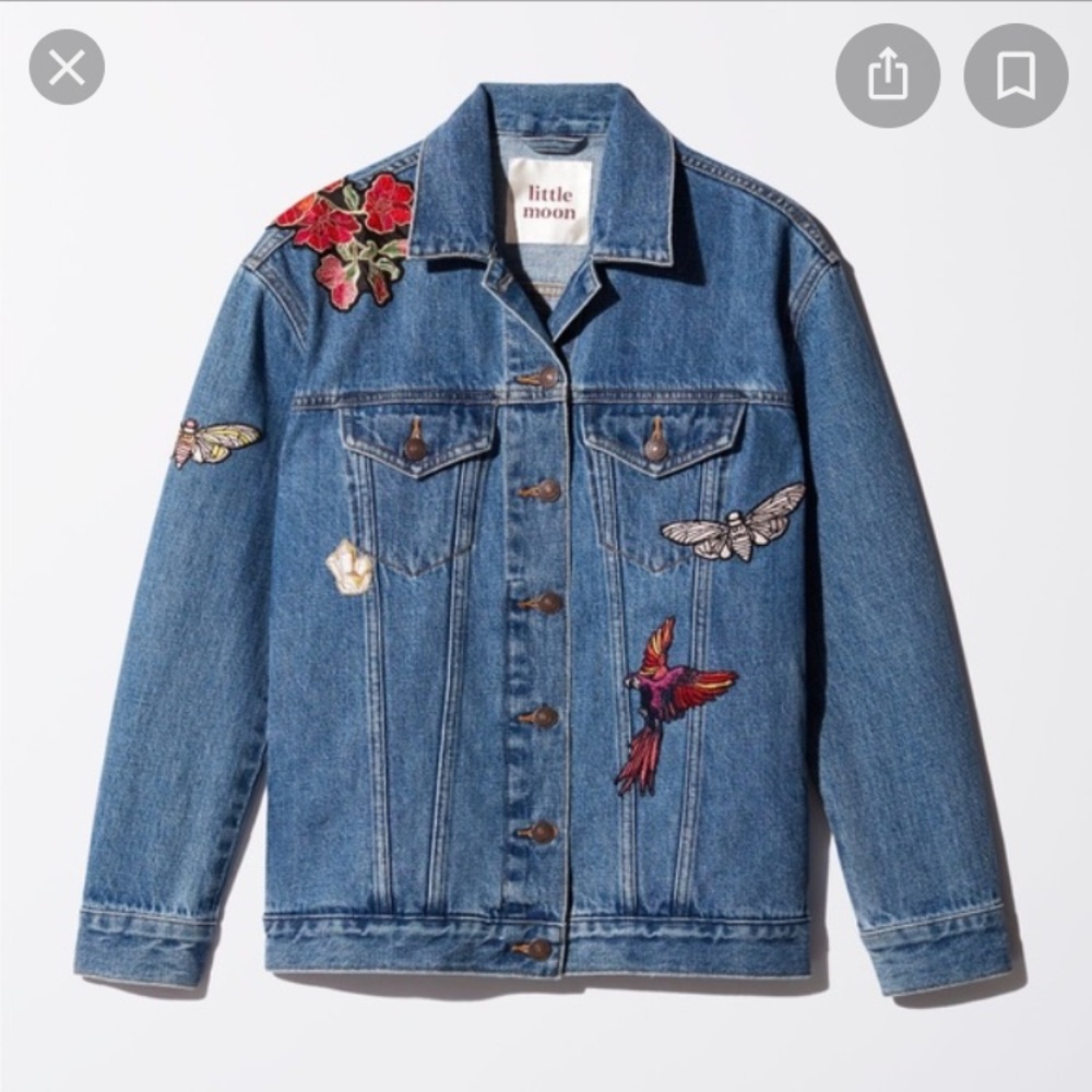 Aritzia little moon denim jacket